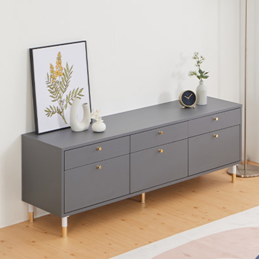 북유럽 원목 거실장 tv 다이 서랍장 월넛 화이트 높은 티비장