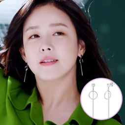 아이유 귀걸이 폴브리알 시그니처 하프 실버 귀걸이 PASE032S 30대 선물 - 상세 이미지 2