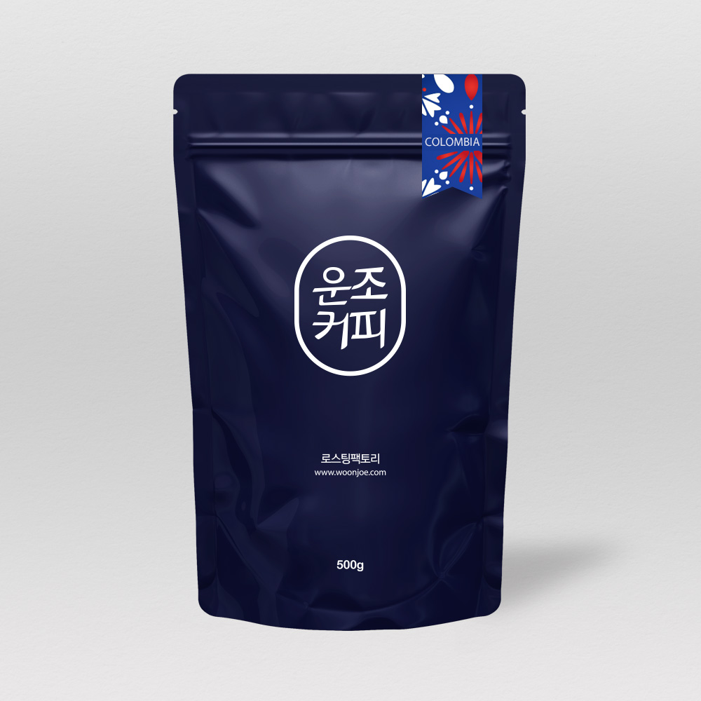 운조커피 콜롬비아 수프리모 헤리티지 500g 원두 커피 분쇄안함