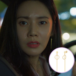 아이유 귀걸이 폴브리알 시그니처 하프 실버 귀걸이 PASE032S 30대 선물 - 상세 이미지 3