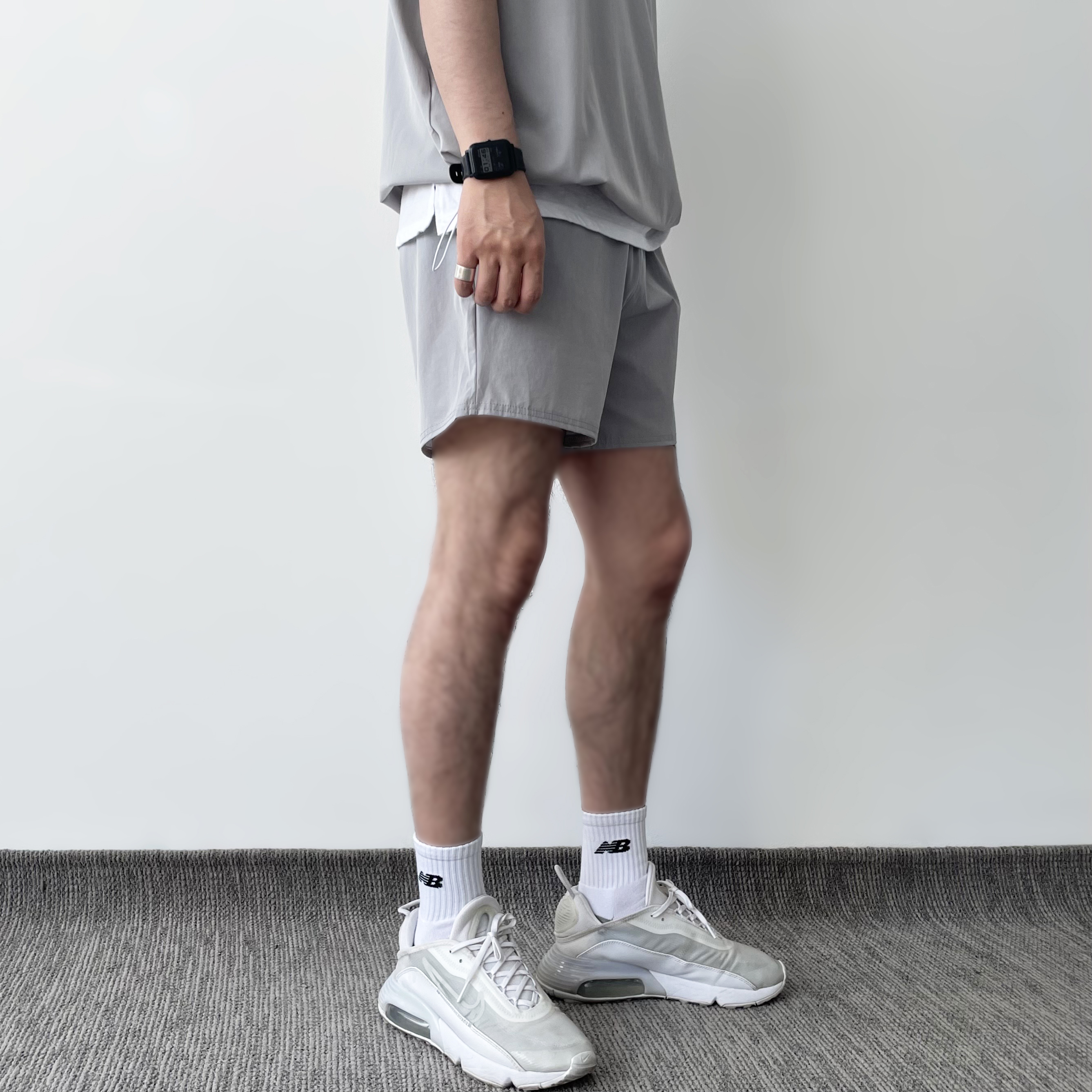 1+1 남자3부반바지 체육복반바지 짐웨어 - 상세 이미지 5
