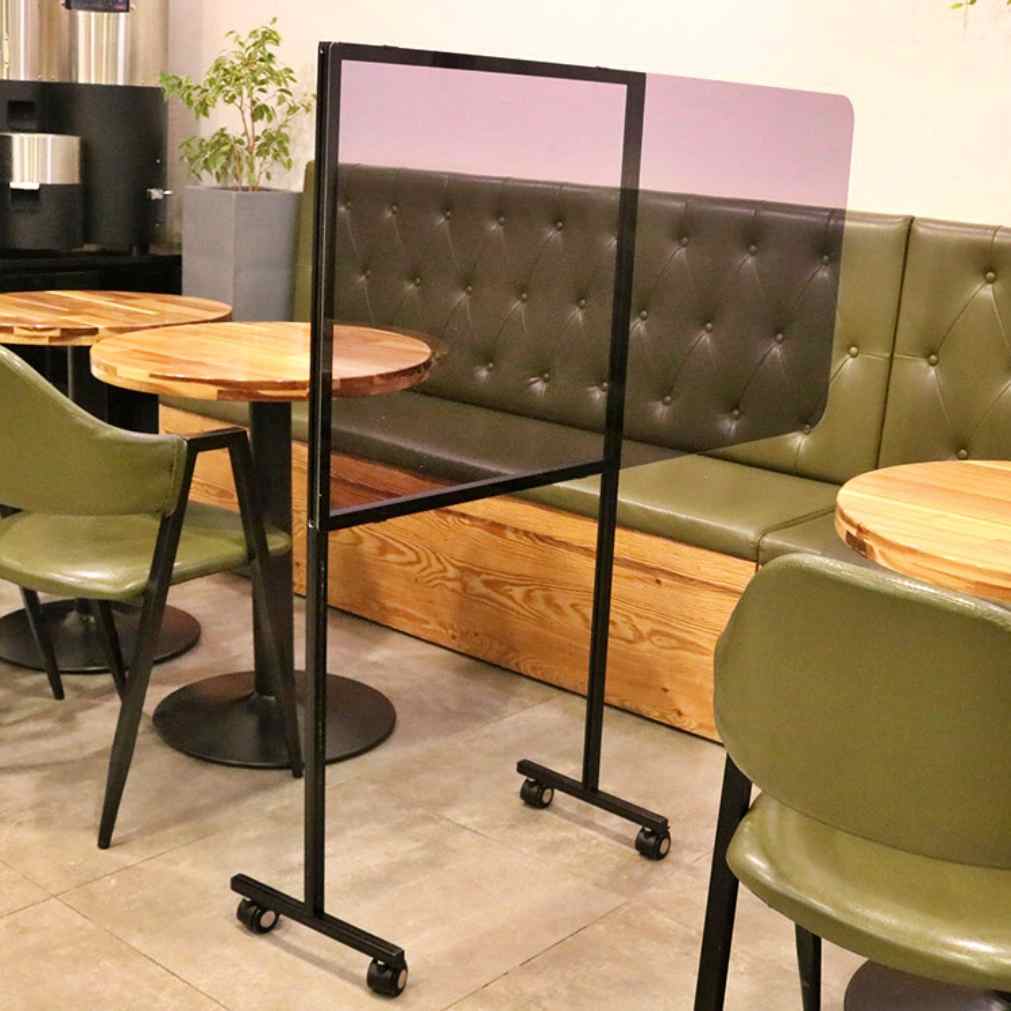 이동식 투명 파티션 이동형 불투명 가림막 회사 방역 식당 매장 스탠드 학원 간이 칸막이