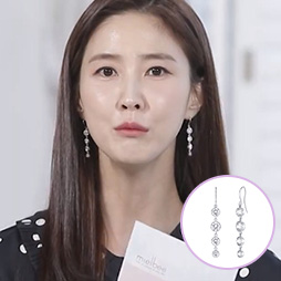 [김세정, 오마이걸 유빈 착용] 폴브리알 주얼리 크리스탈도트귀걸이 PPBE0059_BRASS - 상세 이미지 4