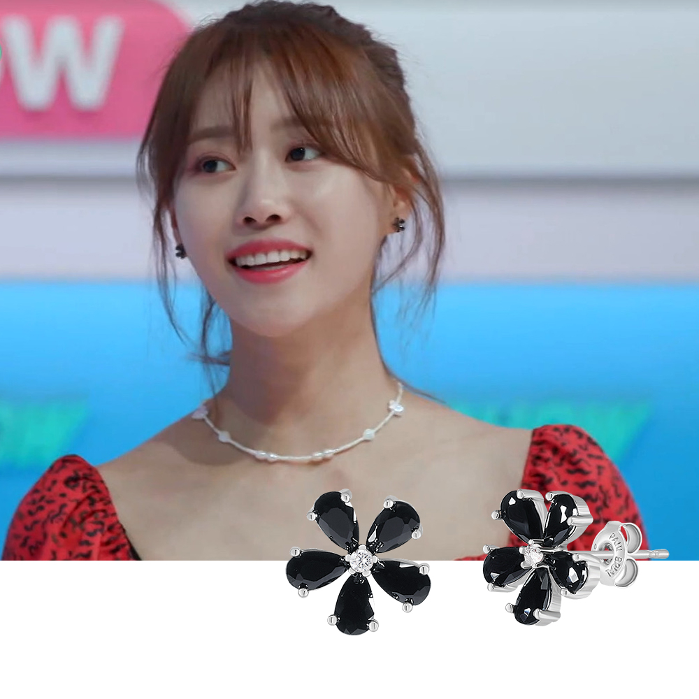 폴브리알 세인트 폴리아 귀걸이 925실버 순은 이미주 PGSE0146 - 메인 이미지
