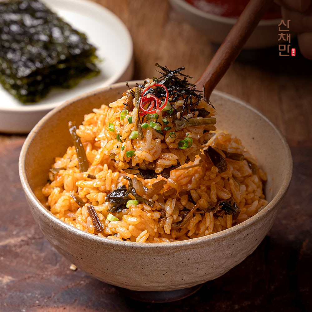 산채만 혼밥 반찬 간편식 한끼식사 산채비빔밥 비빔소스 비벼요 80g (1봉) - 상품 이미지