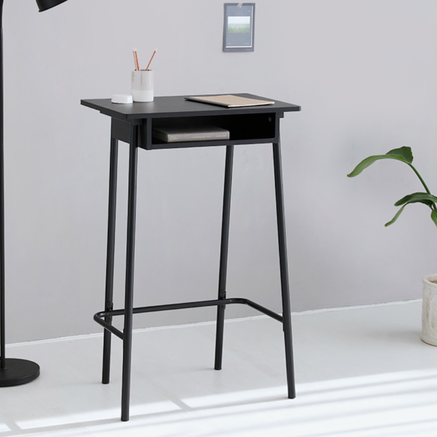 높은 테이블 서서 공부하는 책상 서있는책상 키다리책상