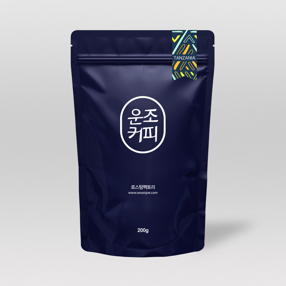 운조커피 탄자니아 브리티쉬로얄AA 200g 원두 커피 분쇄안함 - 메인 이미지