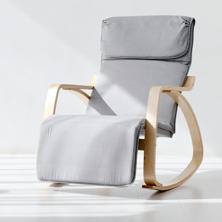 1인용 리클라이너 의자 거실 패브릭 리클라이너 흔들 의자