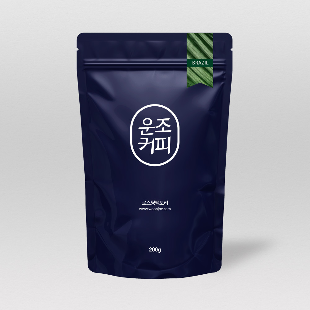 운조커피 브라질 세라도 디카페인 200g 원두 커피 분쇄안함