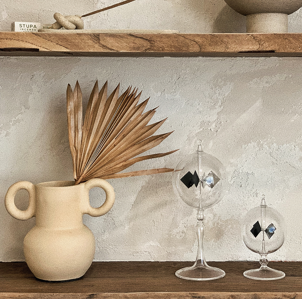 유월가게 라디오미터 유리 오브제 모빌 썬캐쳐 키네틱아트 미니타입