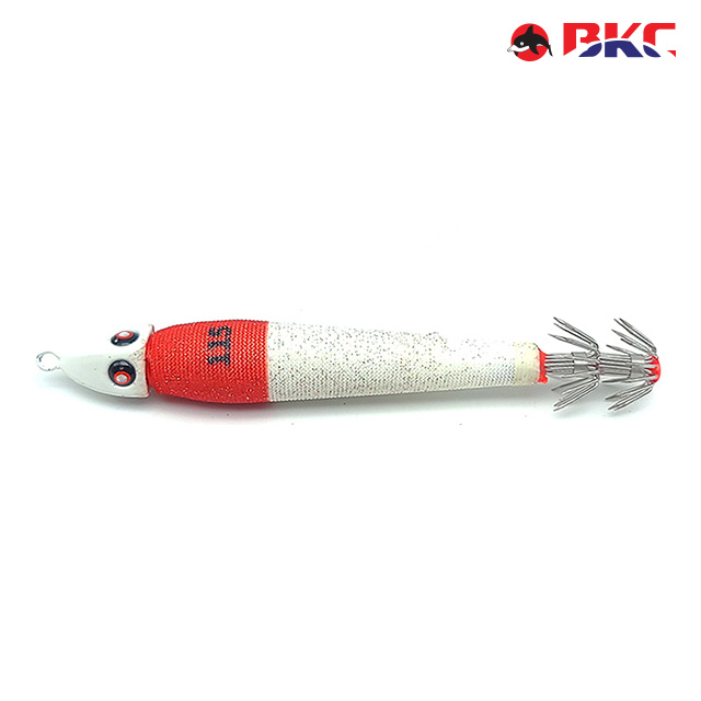 백경 스웨긴 이카페스티벌2 한치 이카메탈 오징어 오모리 슷테 에기 SG-507 75g 레드화이트글로우 - 상세 이미지 3