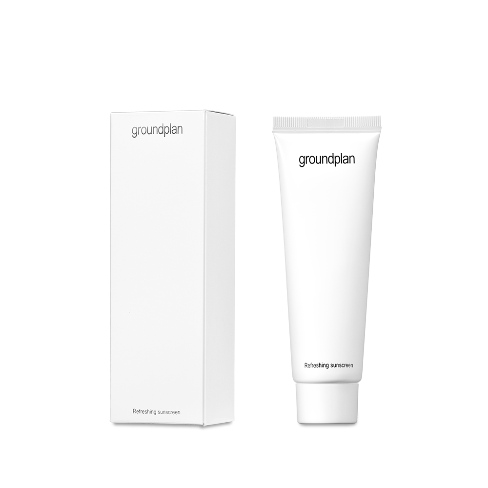 그라운드플랜 글로우 혼합자차 리프레싱 선스크린 50ml (톤업용) - 상세 이미지 4