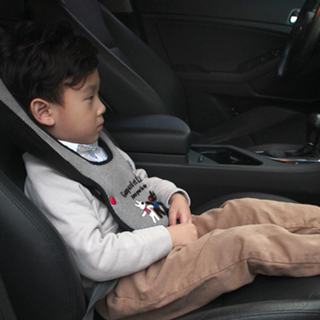 국내생산 마블 어린이 안전벨트가드 유아벨트커버 어깨끈 휴대용 여행용 보조카시트