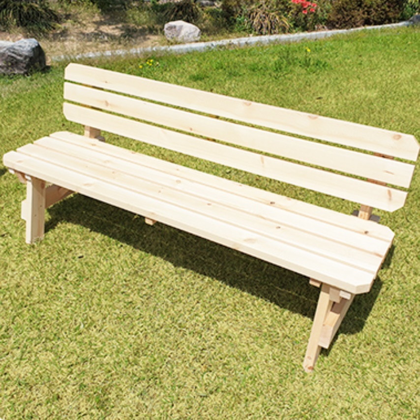 전원주택 원목 야외 벤치 긴 정원용 야외용 나무 의자
