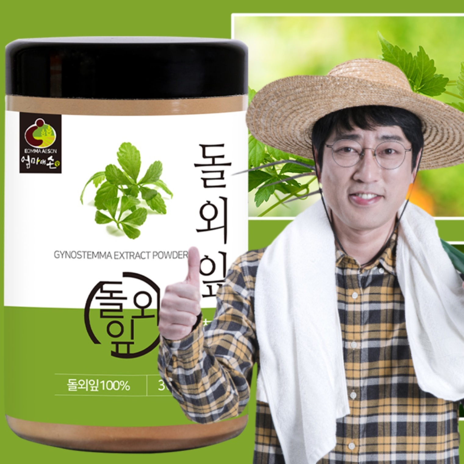 돌외잎 가루 300g 돌외잎 추출물 돌외잎 분말