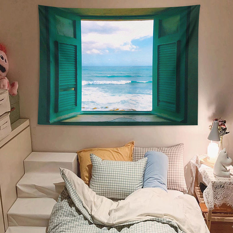 가림막 중문 가림천 패브릭 창문 선반 가리개 공간분리 커튼