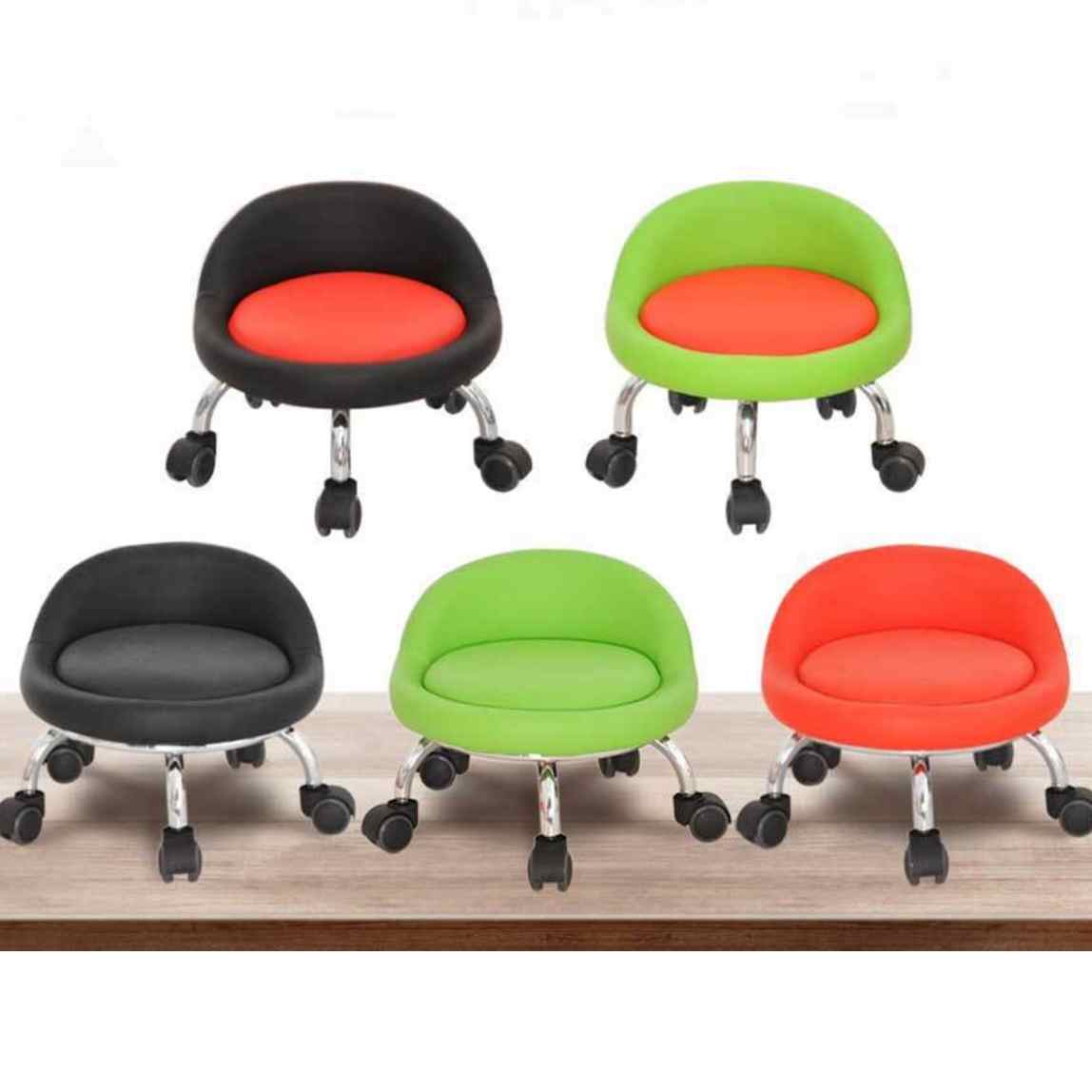 바퀴달린 앉은뱅이 의자 다리없는의자 청소용 앉은 의자