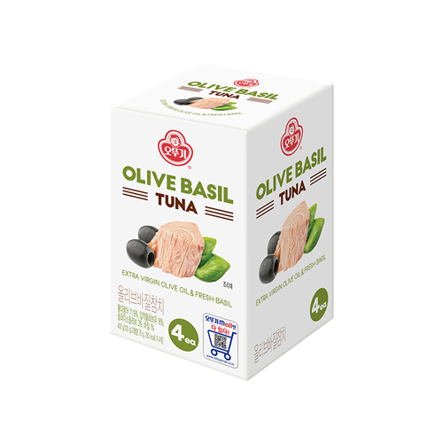 오뚜기 올리브바질참치 100g 4개 올바참