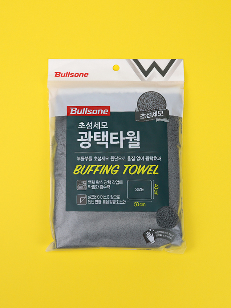 [불스원]초섬세모 광택 세차타월 극세사타올 세차용품 제품 이미지