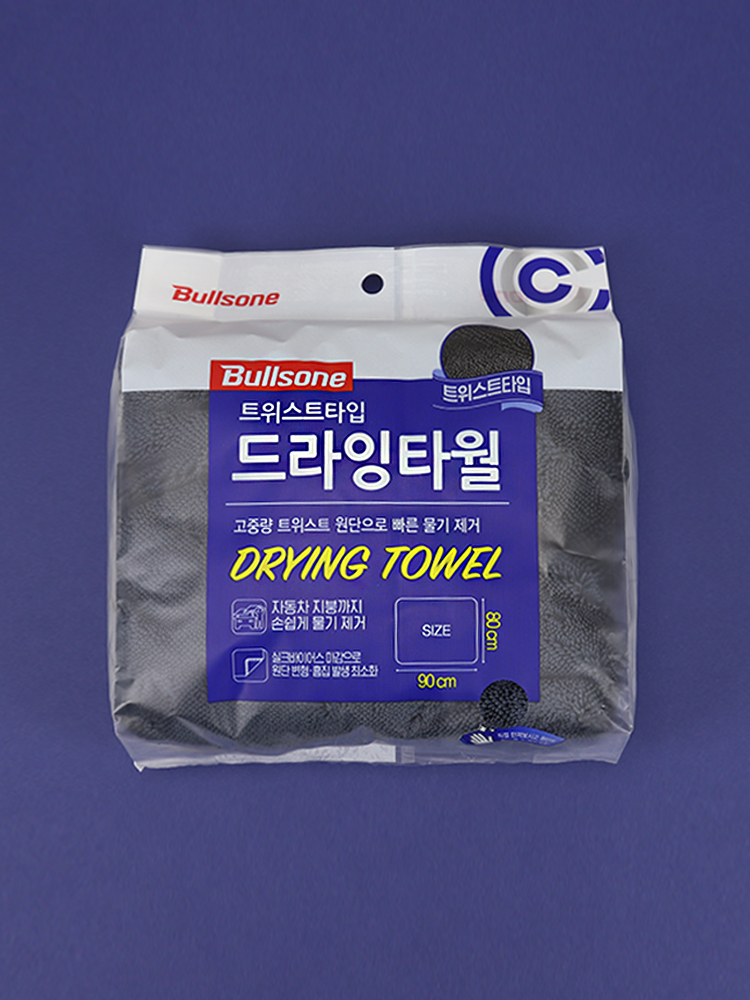 [불스원] 트위스트 타입 드라잉타월 세차타월 세차용품 물기제거 타올 수건