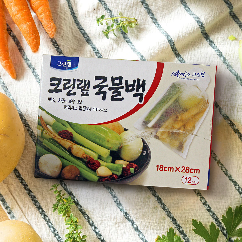 크린랩 크린 국물백 육수백 12매 - 상품 이미지