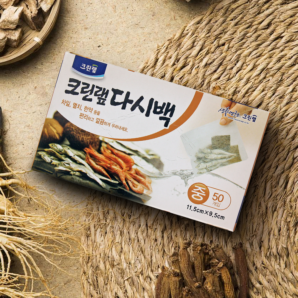 크린랩 크린 다시백 육수백 중 50매 - 상품 이미지