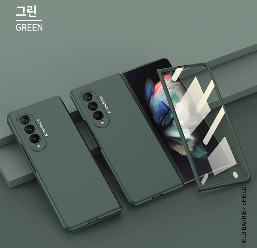 갤럭시 슬림 범퍼 케이스 블랙, 갤럭시Z 폴드4 - 상세 이미지 3