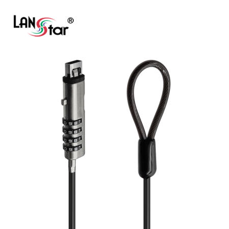 LANstar USB락 와이어 잠금장치 노트북 도난방지 LS-NLOCK