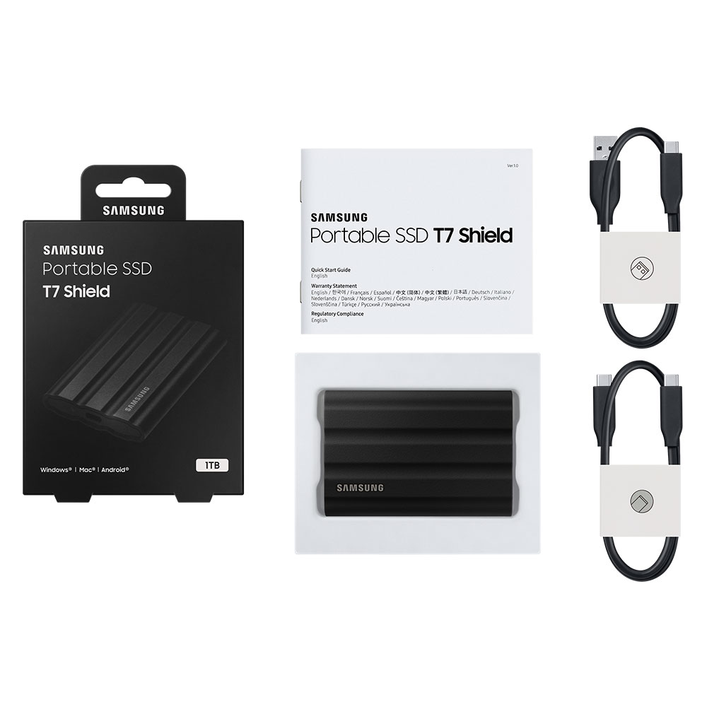 삼성전자 삼성 T7 Shield 실드 + 전용파우치 1TB, 블랙 이미지 7
