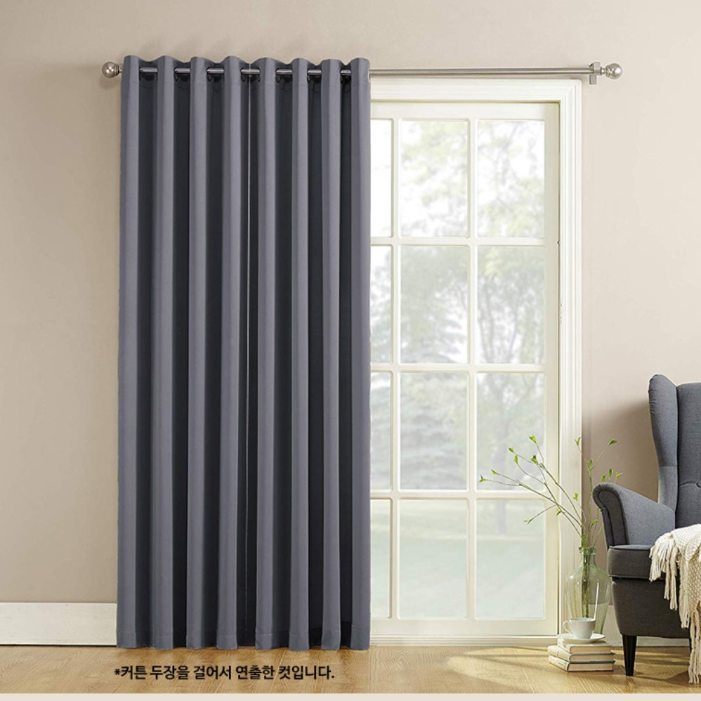 아이방커튼 양면커튼 겨울 작은 안방 암막 커튼