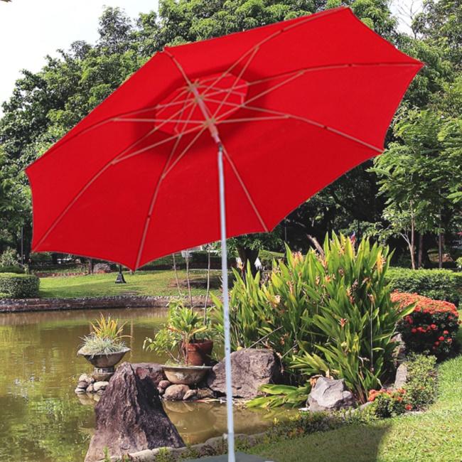 꺾임파라솔 간이 이동식 정원용 캠핑용파라솔 꺽임파라솔