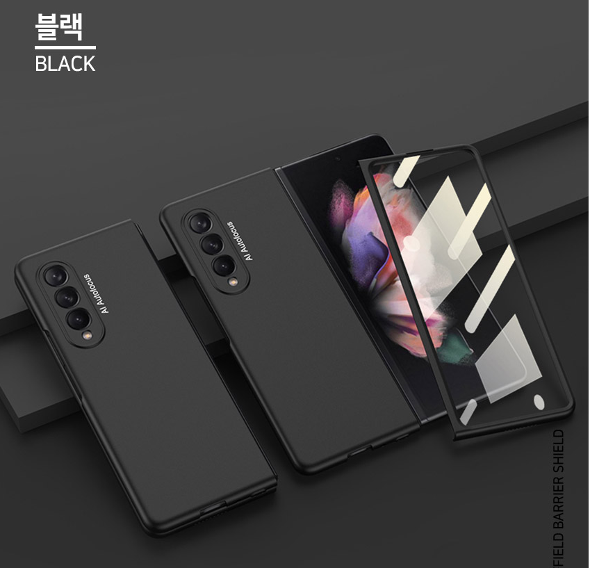 갤럭시 슬림 범퍼 케이스 블랙, 갤럭시Z 폴드4 - 상세 이미지 5