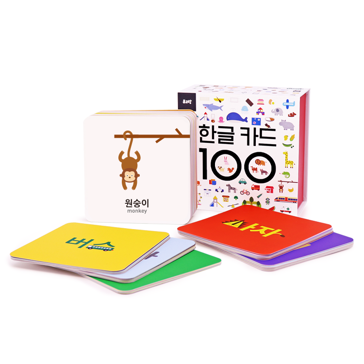 뮤고랑 한글 영어 공룡 카드 100 + 네모 차트 세트 (카드 2종 / 3종 세트) 이미지 7