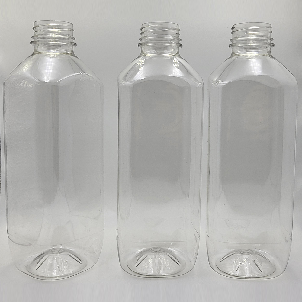 [보틀스] 1리터 1L 1000ml 1000미리 사각 우유 페트병 PET병 주스병 공병 이미지 3