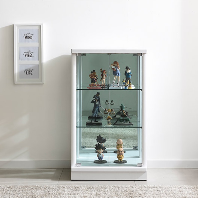 수석 트로피 상패 진열장 원목 유리 도어 수납장 인테리어 장식장