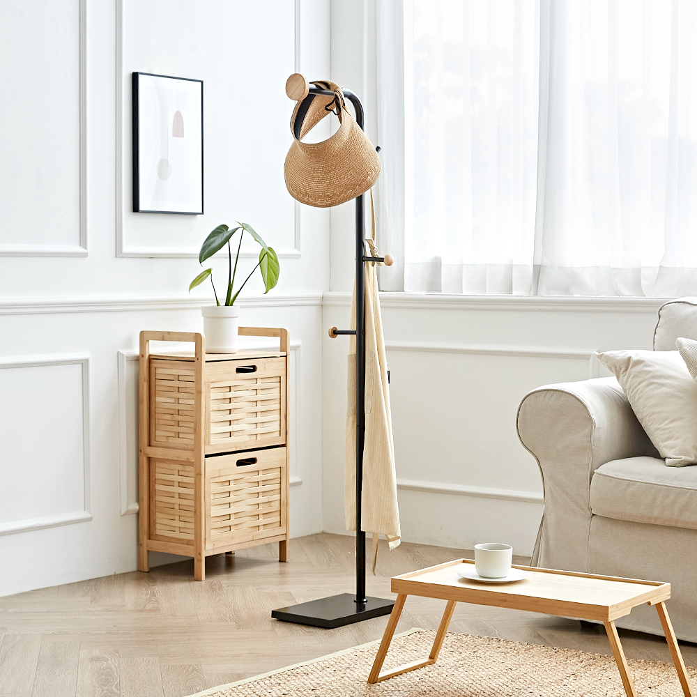 바인 키 낮은 스탠드 행거 (3color)