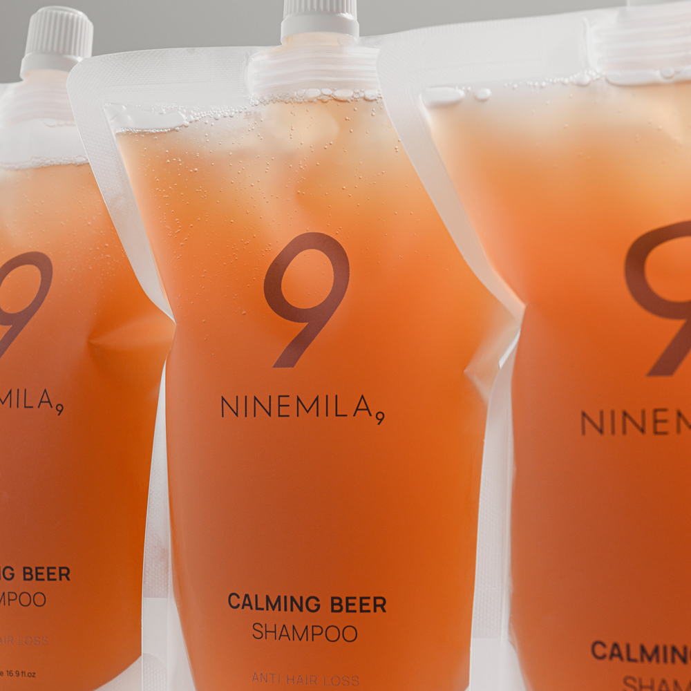 나인밀라 맥주효모/레드콜라겐/애플민트 리필파우치(택1) 자몽향, 500ml, 1개 - 상세 이미지 2