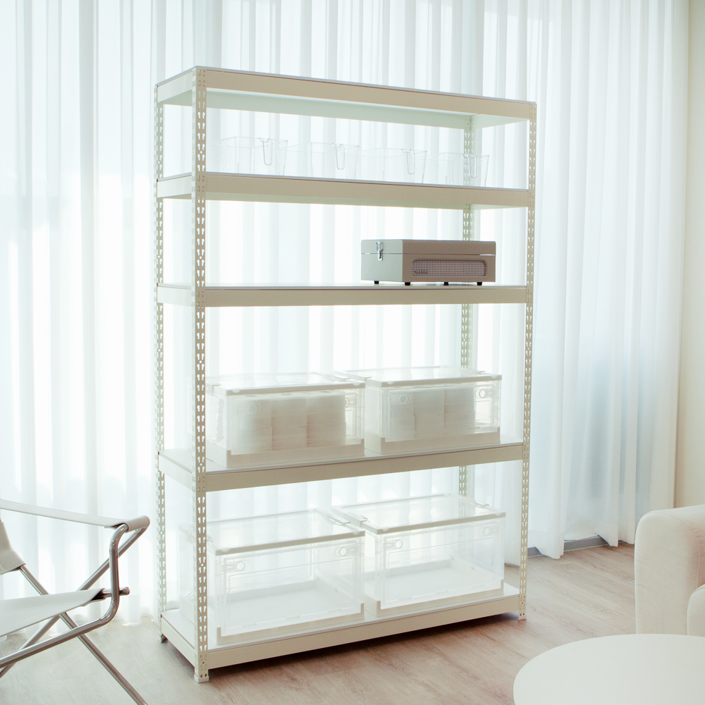 베란다선반 철제선반 조립식앵글 가로400X깊이300 높이900 6단