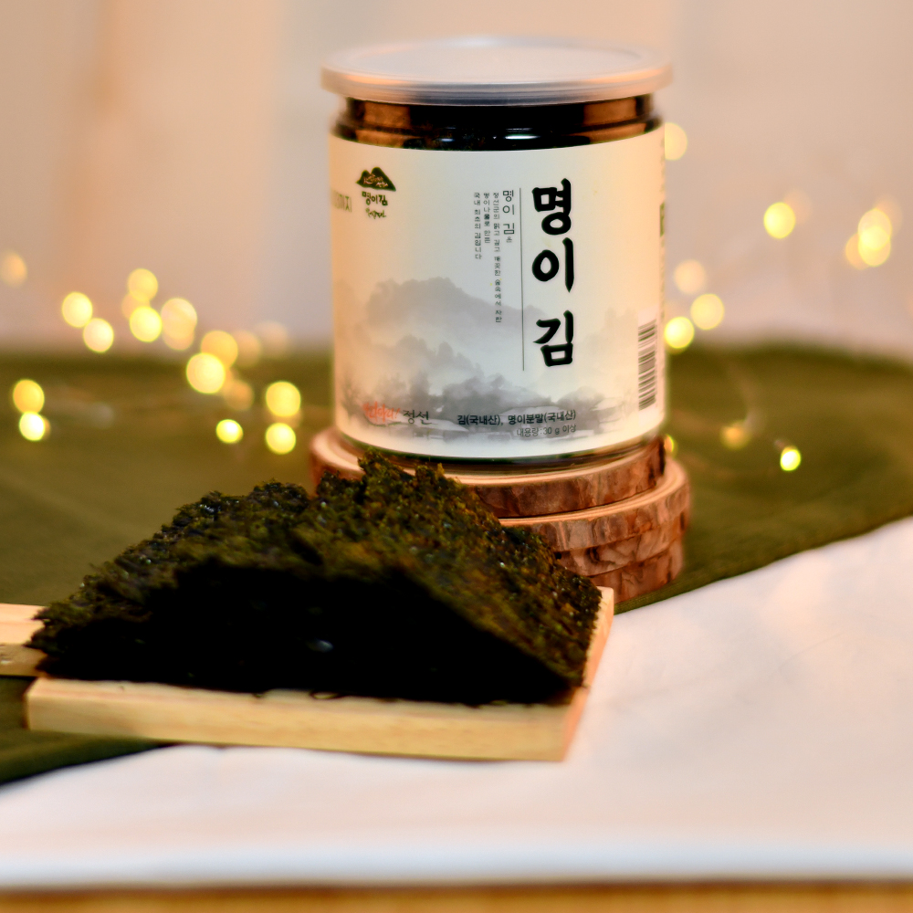 명이김 선물세트 명절 설 추석 선물세트 조미김 도시락김 캔 - 상세 이미지 4