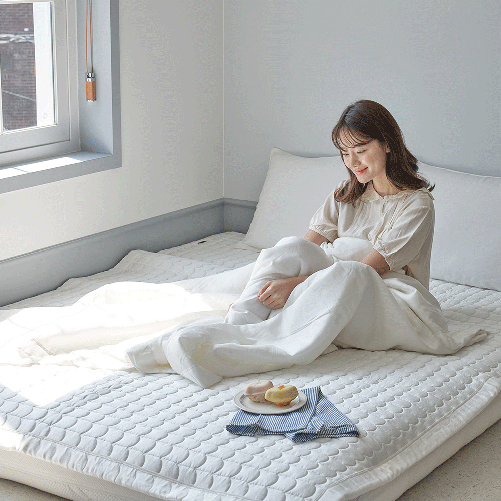 슬립스파 썸머웨이브 풍기인견 여름 냉감 침대패드 이불패드