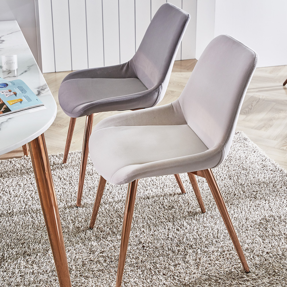 편한 식탁의자 인테리어 패브릭 다이닝체어 라움