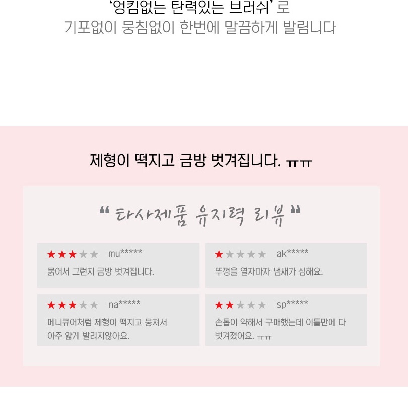 손톱 보호제 네일 강화제 갈라짐 손톱 울퉁불퉁 네일샵 영양제 - 상세 이미지 3