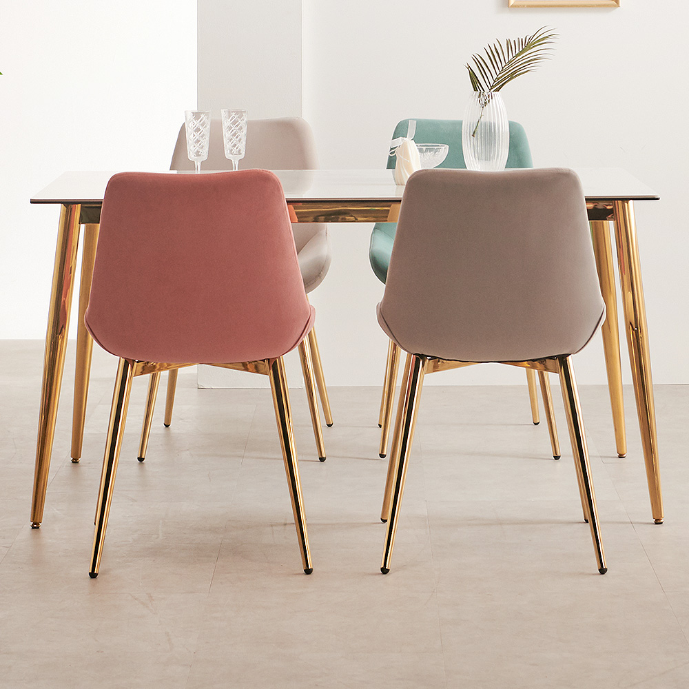 편한 식탁의자 인테리어 패브릭 다이닝체어 라움