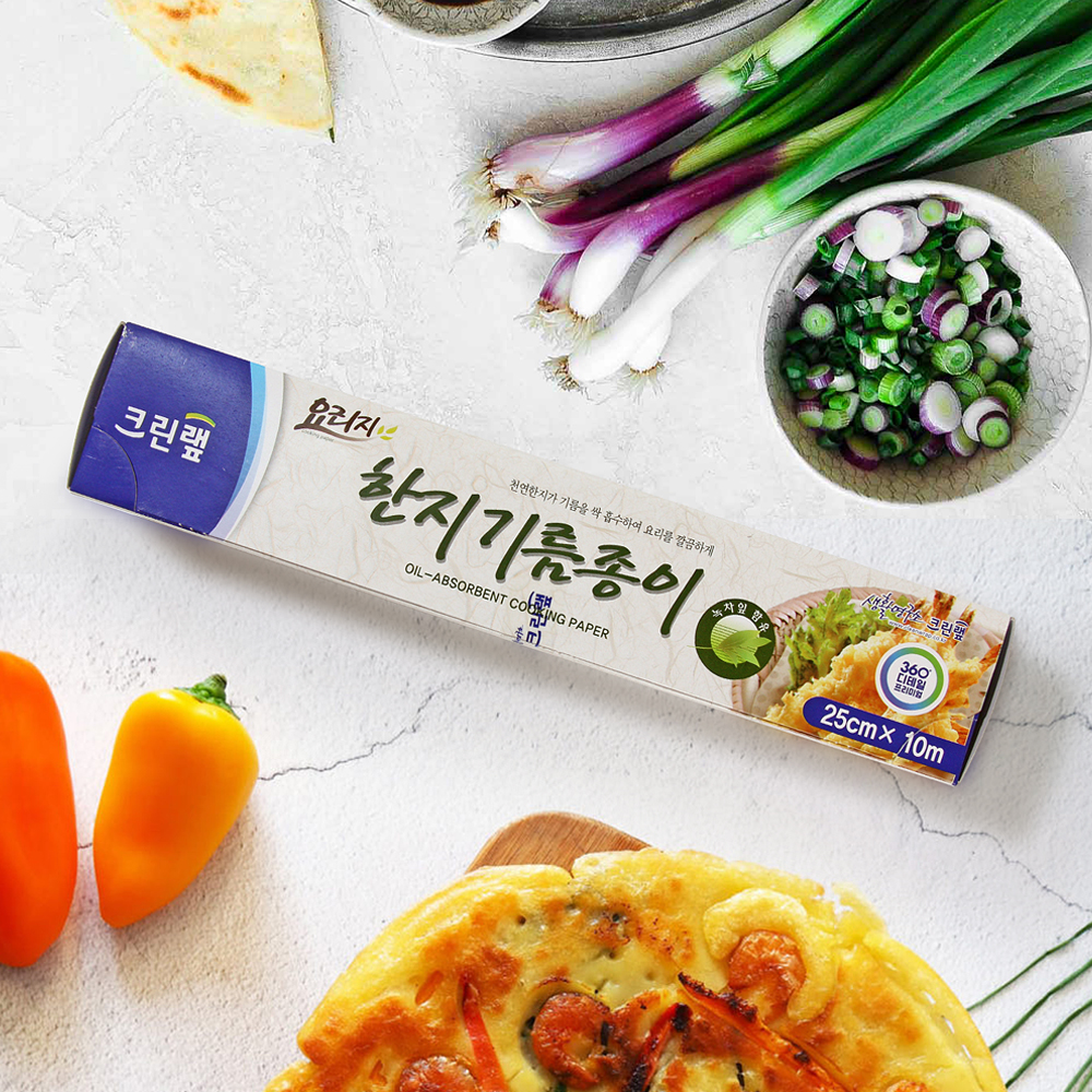 크린랩 크린 한지 기름종이 25cm x 10M