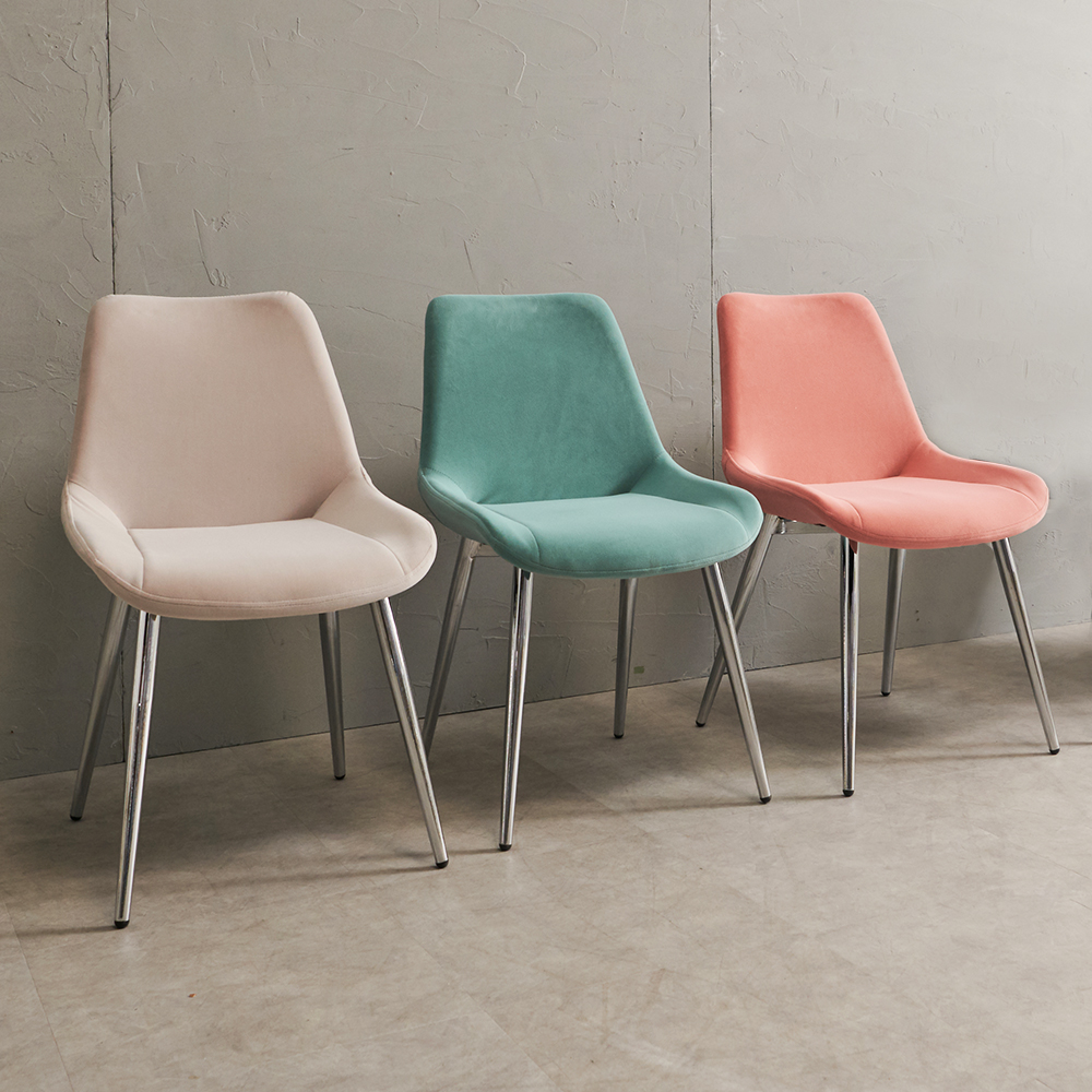 편한 식탁의자 인테리어 패브릭 다이닝체어 라움