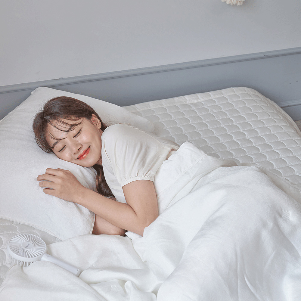 슬립스파 썸머웨이브 풍기인견 여름 냉감 침대패드 이불패드