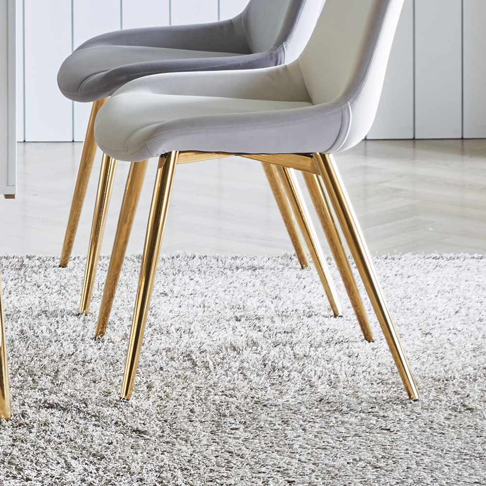 편한 식탁의자 인테리어 패브릭 다이닝체어 라움