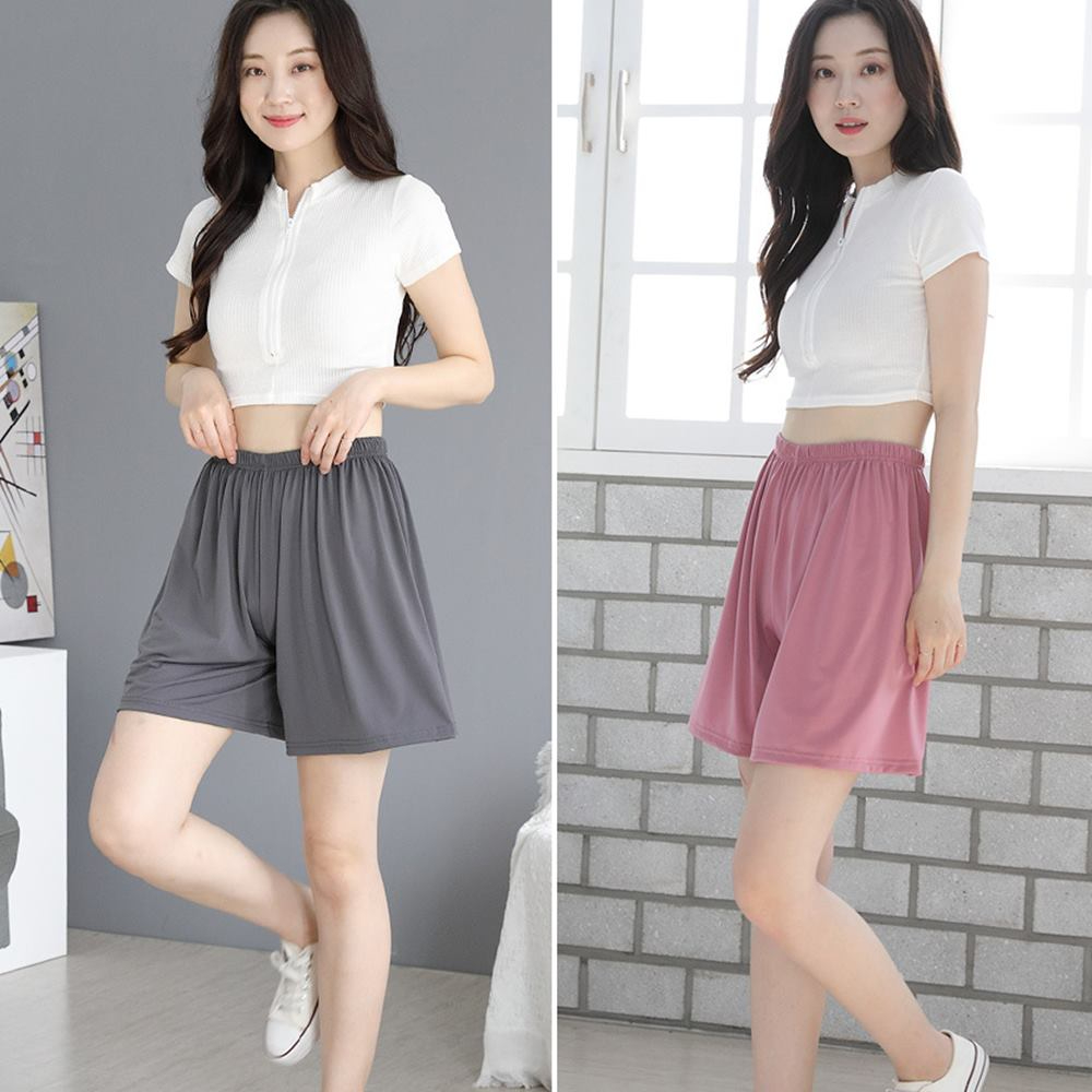 냉감 반바지 1+1 3부 여성 쿨 아이스 국산 밴딩 고무줄 - 상세 이미지 3