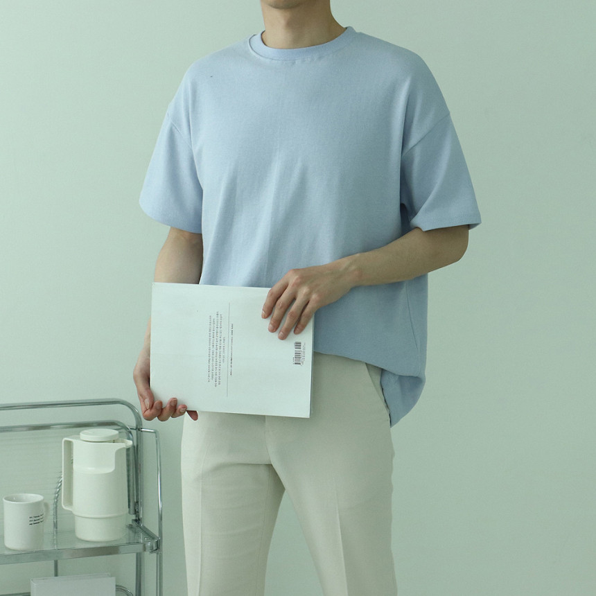 20컬러 파스텔 베이직 반팔티