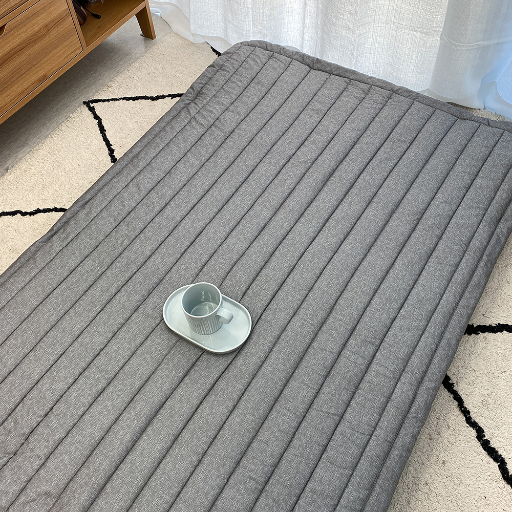 나혼자살림 부드러운 사계절 밀림방지 침대 매트리스 패드 고정밴드 국산 슈퍼싱글